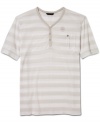 A casual classic, this short-sleeved henley from Sean John is a quick update from your basic tee.