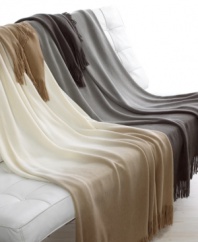 Add an understated layer of elegance to your bed with this Hotel Collection throw.
