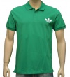 Adidas Men's Originals Trefoil Short Sleeve Pique Polo Shirt Green