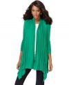 Layer away with INC's classic cardigan! This essential piece works with everything in your closet.