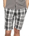 These plaid shorts from Kenneth Cole Reaction are patterned after classic summer style.