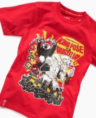 Your little monster will love the bright colors and cool graphics of this LRG tee shirt. (Clearance)