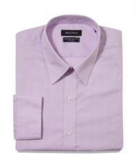 Spend less time getting dressed. This Nautica shirt is the classic you'll reach for again and again.