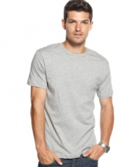 The next generation of undershirts. Packed with features, this Alfani T shirt is one basic you can't do without.