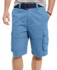 Need a go-to pair of shorts for spring and summer? These washed and belted cargos help you greet the warmer weather in style.