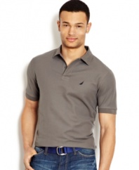 A classic polo like this from Nautica is an easy way to add some polish to your casual summer look.