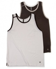 Keep your cool even as the mercury rises with this soft slub tank from Univibe.