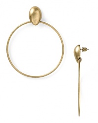 Bold jewels are big news this season, and this pair of hoop earrings from ABS by Allen Schwartz is a striking way to nod to the trend. Slip them in to instantly update your look.