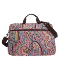Designed with function and fashion in mind, this paisley 15 laptop case is so pretty, you'll want to use it as a purse.