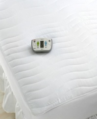 Fall asleep in the healing warmth of the Rest and Relieve Therapeutic mattress pad. An ultra-soft 100% cotton cover cradles you in cozy luxury as the pad soothes muscles and comforts joints while you dream. Featuring three warming zones with 10 warming settings per zone for the ultimate in personalized comfort. Also includes wireless control, pre-heat options and automatic on-off capabilities for a safe, worry-free rest.