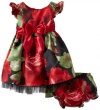 Sweet Heart Rose Baby-girls Infant Floral Print Occasion Dress, Multi, 18 Months