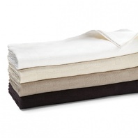 An alternating square pattern gives texture to this soft cotton throw from Calvin Klein Home.