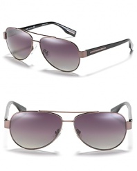 A new take on the aviators from Hugo Boss with polarized lenses.