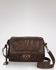 Take bohemian style out for the night with this leather crossbody clutch from Frye. To to the brand's rogue aesthetic, it boasts a handsome look and convertible, day-to-night right shape.