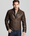 BOSS Black Alecs Short Leather Jacket