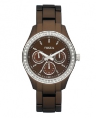 Rich, chocolaty decadence: a Stella watch by Fossil.