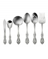Complete a lavish table setting with the refined Michelangelo hostess set. Meticulously detailed flatware handles with unique traditional styling are durable enough for anytime use in premium stainless steel from Oneida.
