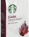Starbucks Dark French Roast, Ground Coffee, 12-Ounce Bags (Pack of 3)