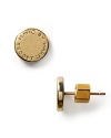 Give your look a signature MARC BY MARC JACOBS finish with these logo-stamped studs.