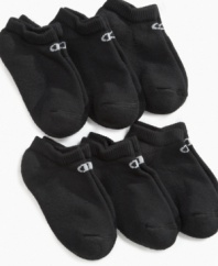 Classic, comfortable and performance ready. This six-pack of low-cut socks is a simple standard for him.