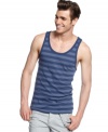 Breeze in, breeze out. Feel the cool vibes of summer with this striped tank from Sons of Intrigue.