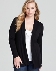 Lend a luxe layer to all your casual essentials with this Splendid Plus cardigan, touting an effortless open silhouette for everyday ease.