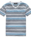 Stripe it up. This T shirt from Retrofit will be your go-to casual piece for weekends to come.