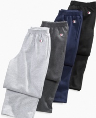 Perfect for the house, perfect for the field-fleece pants from Champion that go anywhere.
