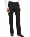 In basic black, these Calvin Klein pants are the perfect foundation for a look that is strong on details.