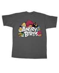 From your phone to your closet, the Angry Birds are coming. Get the tee from New World Sales.