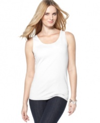A basic tank from J Jones New York is more than a wardrobe essential -- it's also a layering piece and base for your fabulous spring looks!