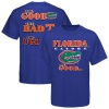 NCAA Florida Gators Royal Blue Good Bad & Ugly T-shirt
