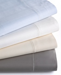 The ultimate in luxury. Featuring high quality, ultra-fine MicroCotton® threads for greater breathability, luster and launderability, the Hotel Collection 700 thread count flat sheet is utterly sumptuous. Woven in a luxe, 700 thread count for an even softer feel and lasting refinement. Features woven jacquard stripes and merrow-stitch embroidered hem.