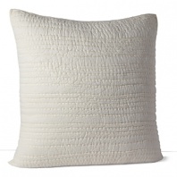 This Sky Pintuck sham adds simple texture to your bedding.