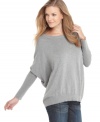 176 Clothing's super-soft sweater is like wearing layers without the fuss. The draped sleeves create the on-trend look you want!