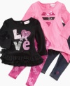 Two precociously precious baby sets from Flapdoodles will show off her sassier side!