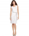 This sleeveless sheath dress is an ethereal choice for any event on your calendar, from Jones New York.