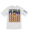 Take the shot! Amp up your sports style by displaying pride in your Los Angeles Lakers team with this t-shirt from adidas.