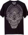 More than meets the eye. An intricate graphic gives this Sean John tee extra edge.