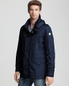 This sporty layering piece from Moncler provides a versatile way to keep the elements are bay and flaunt your style, too.