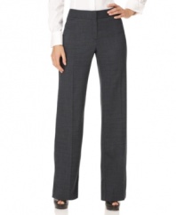 In a classic bootcut style, these Alfani trousers are a versatile wardrobe staple!