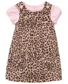 It's a jungle out there. Set her up to make her own stylish way in this fun bodysuit and jumper-dress from Carter's.