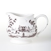 This charming Juliska creamer depicts a romantic scene from English country life in traditional ceramic stoneware.