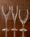 A modern division of the world-famous Waterford company, Marquis was developed as the perfect choice for first-time collectors of affordable crystal stemware and barware. The Summer Breeze pattern is a light and festive bar and stemware design in clear, sparkling cut crystal. Shown at right.