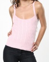 Ralph Lauren Womens Pink Cable Sweater In Large