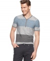 Block out your old t-shirts and upgrade you look with this henley from Kenneth Cole Reaction.