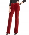 Dress up your look instantly with these flattering bootcut pants from Not Your Daughter's Jeans, rendered in super-soft velvet. (Clearance)
