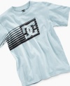 The fresh style of this DC Shoes tee comes from its throwback look.