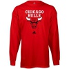 Chicago Bulls Full Primary Long Sleeve T Shirt by Adidas