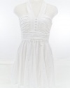 Diane Von Furstenberg White Halter Dress